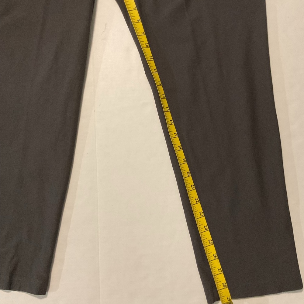Eileen Fisher Women’s Pull-On Stretch Crepe Ankle Pants Dark Gray - Picture 3 of 9
